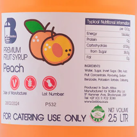 Peach Syrup