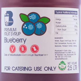 Blueberry Syrup
